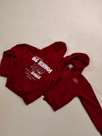 BE KIND ZIPPER - WEINROT