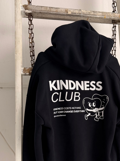 KINDNESS CLUB ZIPPER - DUNKELBLAU